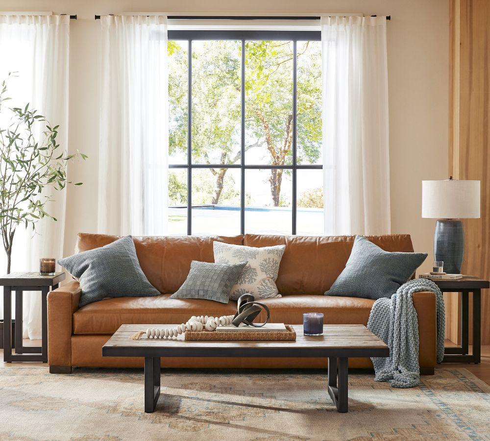 Turner store leather sectional
